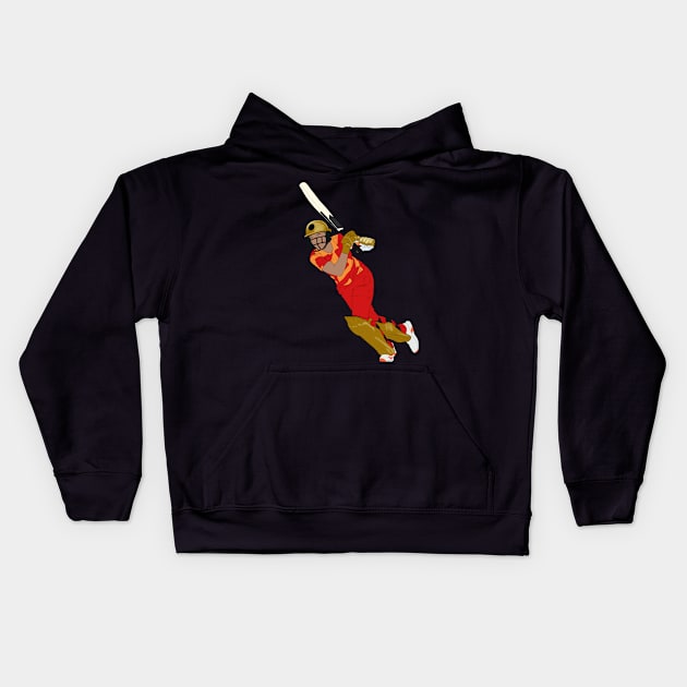 Issy Wong Birmingham Phoenix Cricket Minimalist Kids Hoodie by Hevding